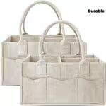 Partition Multi-Grid Felt Storage Bag
