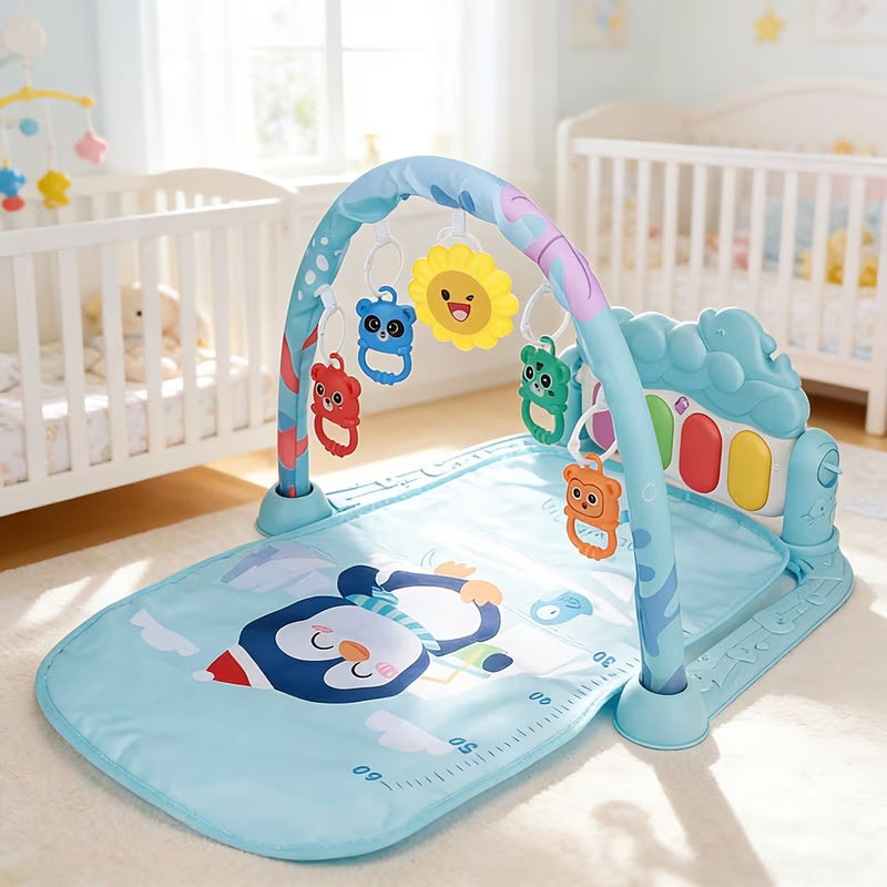 Children's Toy Fitness Frame with Musical Foot Pedal