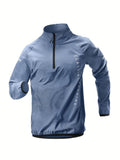Men's Athletic Long Sleeve Half-Zip Top