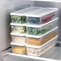 6pcs Set of Transparent Food Storage Containers With