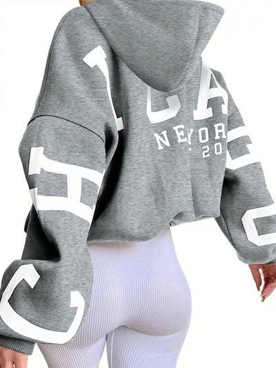 Graphic Print Hoodie