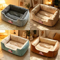 Capybara Cat Bed: Classic Capybara Cartoon Pattern