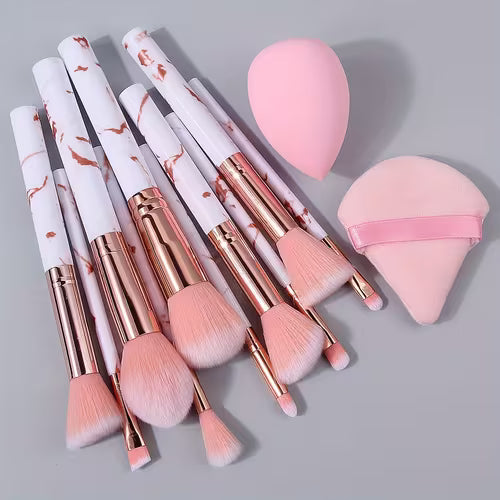 12pcs High-Value Makeup Brush Set 10pcs Large Laiwen