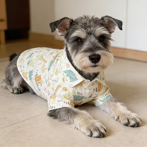 1pc Pet Dog And Cat T-Shirt with Animal Patterns
