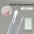 Russian-Style Double-Headed Cuticle Remover Tool