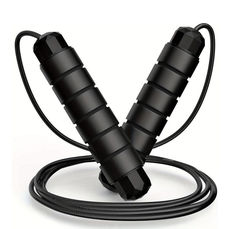 The Jump Rope with Ball Bearings Features a