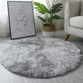 Round Thickened Plush Pet Bed