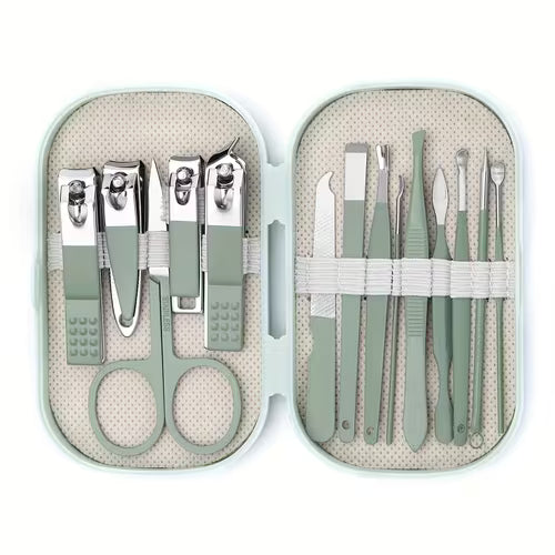Ins-style 14pcs Stainless Steel Manicure and Pedicure