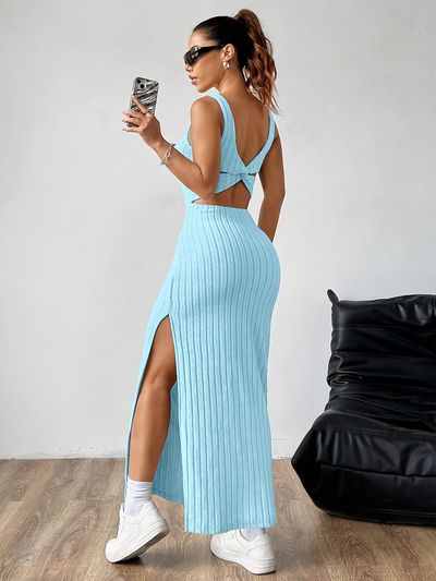 Women's Backless Tank Dress