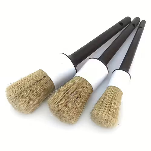 A Set of Three Ultra-Soft Car Detail Brushes - Perfect