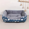 Blue Paw Print Pet Sofa Cushion