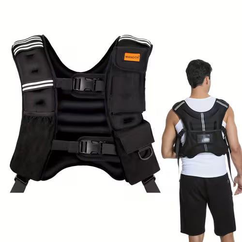 Breathable Weighted Vest Jacket | Fitted Design for