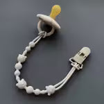 Nordic Style Creative Cute Embroidery Pacifier Chain
