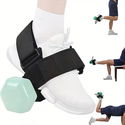 Adjustable Ankle Weights | Black Nylon