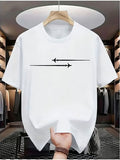 Men's Large Short Sleeve T-Shirt with Airplane Logo