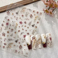 1pc Autumn-Themed Polypropylene Nail Sticker