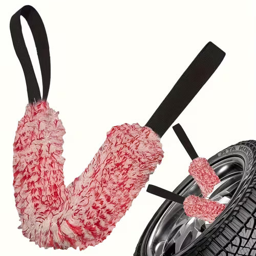 Long Double-Sided Microfiber Car Wheel Cleaning Towel