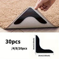 4/8/20/30pcs L-Type Anti Slip Carpet Stickers And