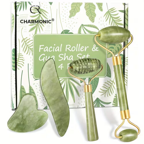 4pcs Facial Roller & Gua Sha Set/Facial Roller