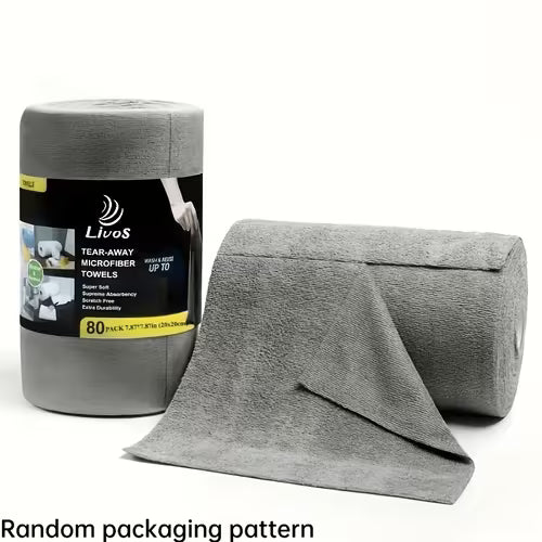 Microfiber Reusable Cleaning Cloth Roll
