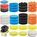 39pcs Multi-Color Foam Buffing Pads - Assorted Sponge