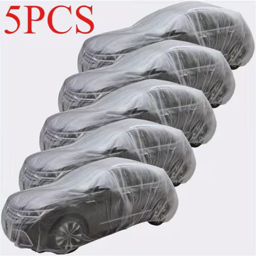 2/5pcs Disposable Car Cover