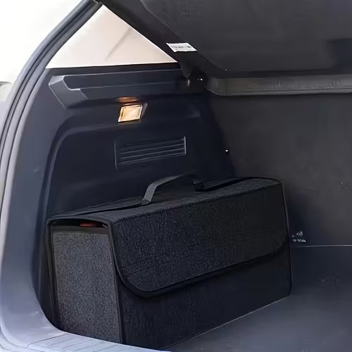 Foldable Felt Car Trunk Organizer | 1 Storage Box for