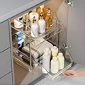 3pcs 1 Bracket + 2 Storage Boxes) Double Layer