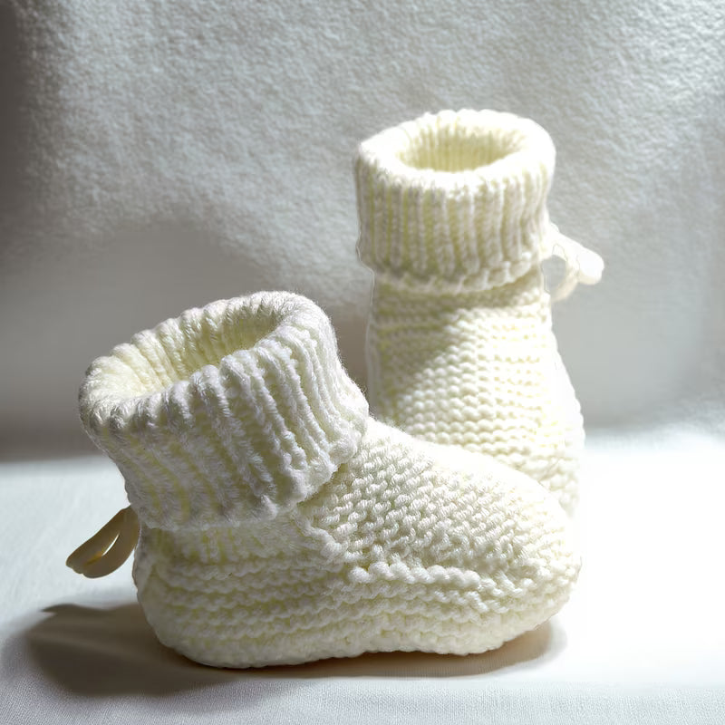 Hand-knitted Boys' Shoes | Soft-soled Warm Boots