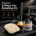 Premium 3pcs Car Cleaning Kit(Short Handle+ Long