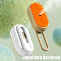 MIAOQUANJI 3-in-1 Rechargeable Cat Steam Brush