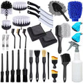 A Set of Car Crevice Cleaning Detail Brushes