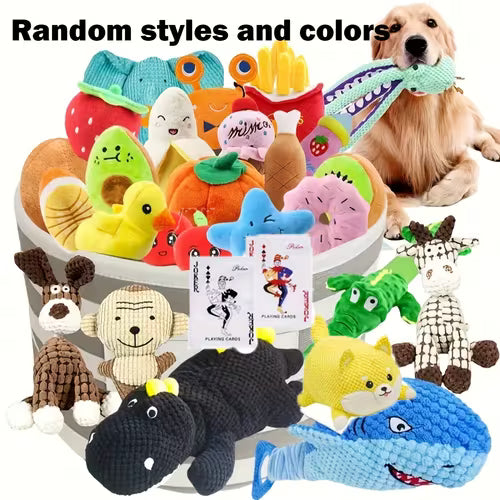 Cartoon Plush Puppy/5-10pcs Random Styles/Ideal Gift
