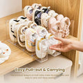 4-Pack Clear Acrylic Kids Shoe Rack for Closet