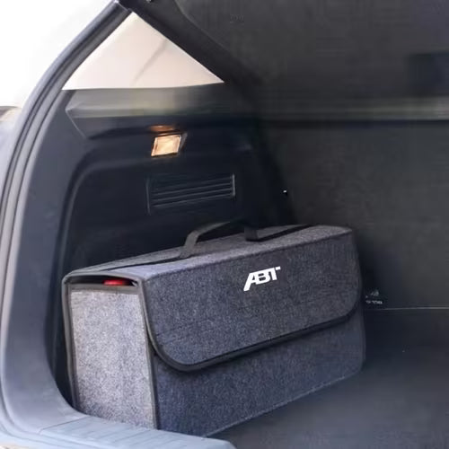 ABT Logo Car Trunk Felt Fiber Folding Storage Box for
