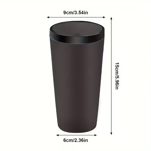 Mini Car Trash Can / Cup Holder Trash Bin with Lid