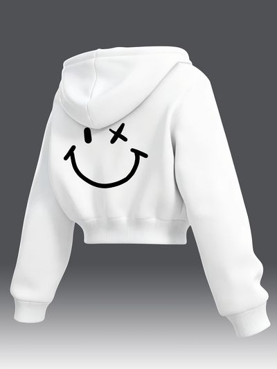 Women's Cropped Hooded Sweatshirt