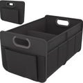 The Car Trunk Storage Rack Features Side Nets