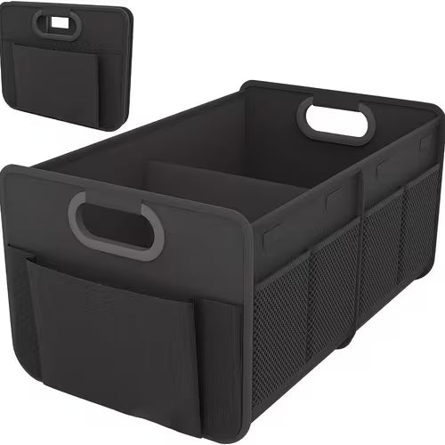 The Car Trunk Storage Rack Features Side Nets
