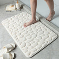 A super soft memory sponge bath mat