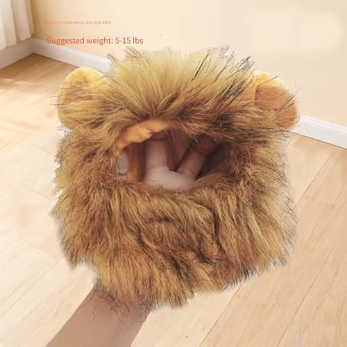 Pet Lion Head Cover Cat Rabbit Small Dog Doggy Hat