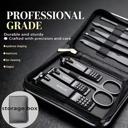 10-in-1 Portable Nail Care Set