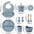 6pcs Silicone Baby Feeding Set