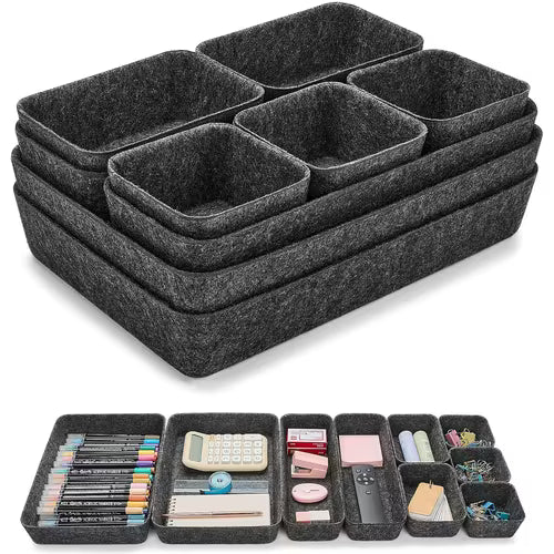 Set of 9/14pcs Felt Drawer Organiser