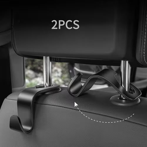 2pcs Car Seat Back Multi-Function Hooks