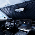 This Silvery Foldable Portable Car Sun Visor