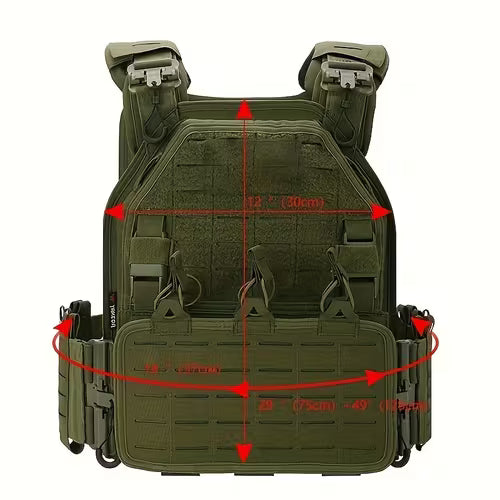 The YAKEDA Tactical Vest 6094 Includes Two Flexible