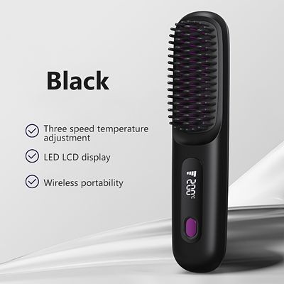 Portable Wireless Hair Straightener Brush