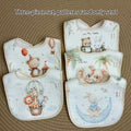 New U-Shaped Bibs 3/5pcs Set