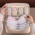 1pc Double-Layer Underwear Organizer - Durable Nylon